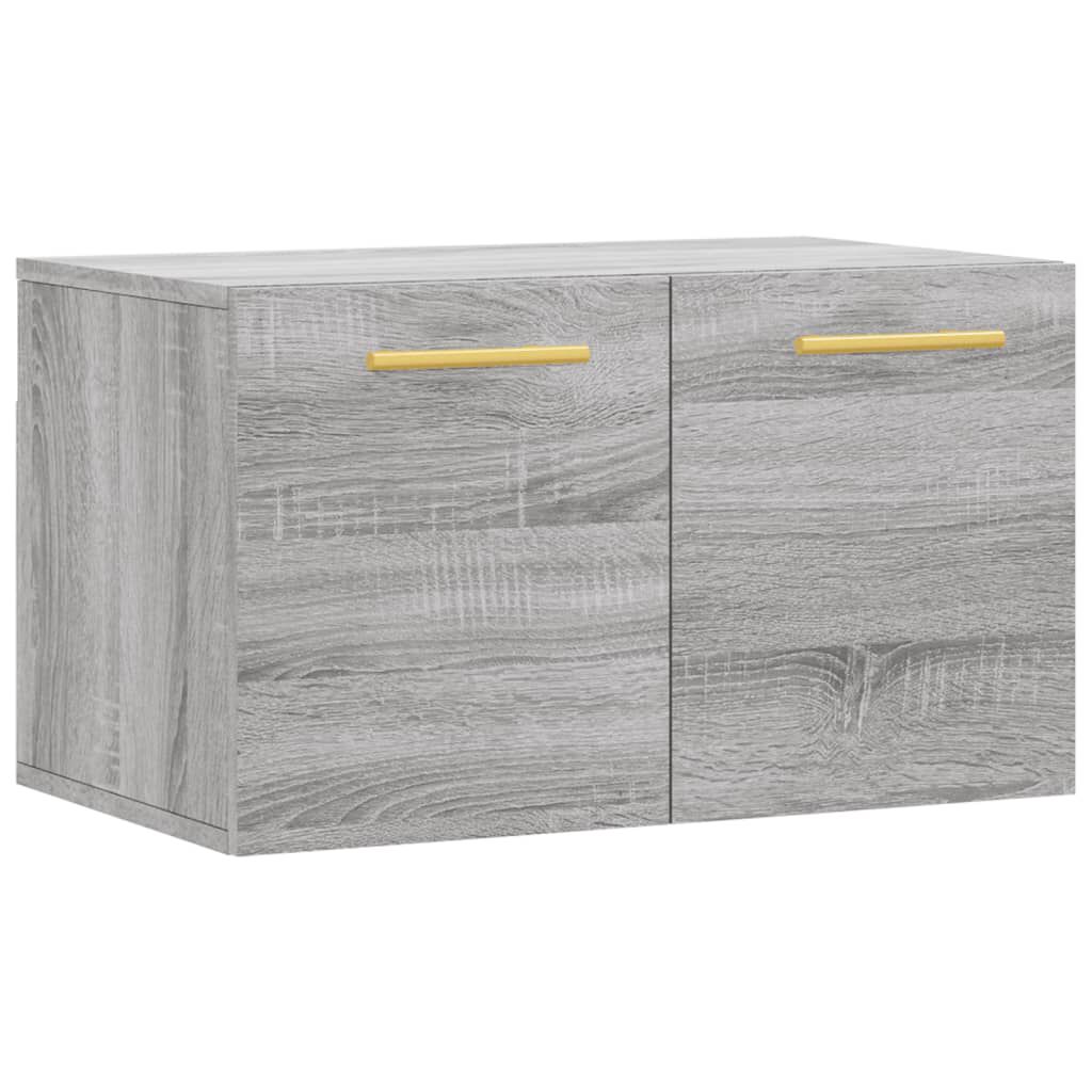 vidaXL Ντουλάπι Τοίχου Γκρι Sonoma 60x36,5x35 εκ. Επεξεργασμένο Ξύλο