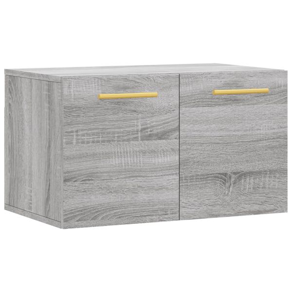 vidaXL Ντουλάπι Τοίχου Γκρι Sonoma 60x36,5x35 εκ. Επεξεργασμένο Ξύλο