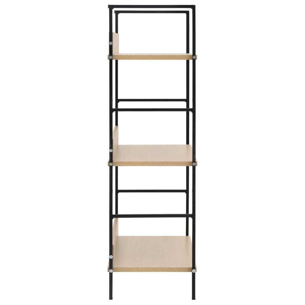 vidaXL Ραφιέρα 3 Επιπέδων Δρυς 60x27,6x90,5 εκ. Επεξεργασμένο Ξύλο