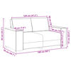 vidaXL Σετ Καναπέ με μαξιλάρι 3 pcs Γκρι 220 x 78 x 84 εκ. Βελούδο