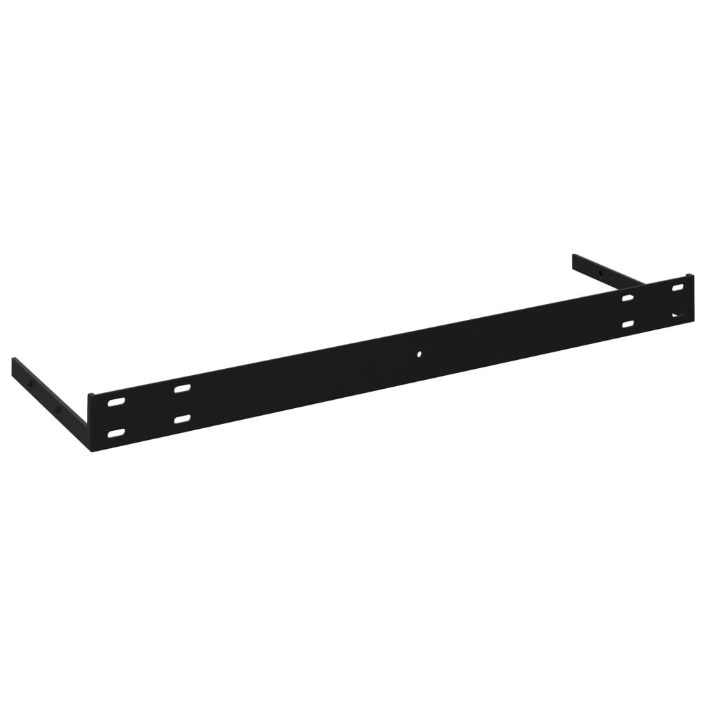 vidaXL Ράφι Τοίχου Γυαλιστερό Άσπρο 120x23,5x3,8 εκ. MDF