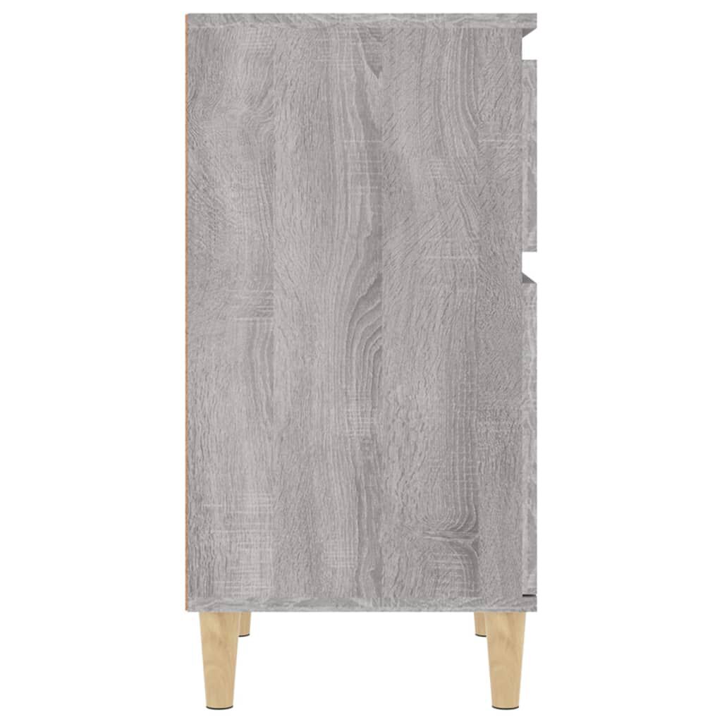 vidaXL Κομοδίνα 2 τεμ. Γκρι Sonoma 40x35x70 εκ.