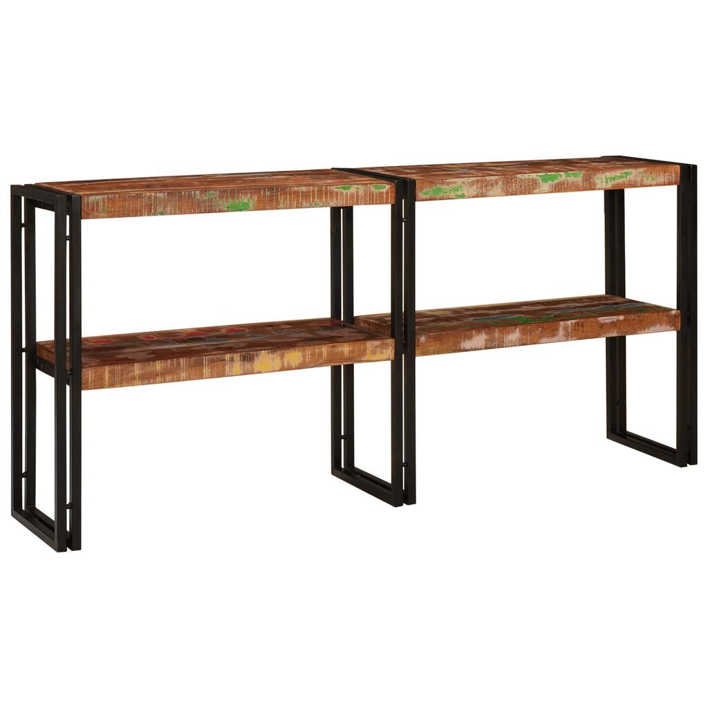 vidaXL Τραπέζι Κονσόλας 160x33x75 εκ Μασίφ Ξύλο Ανάκτηση