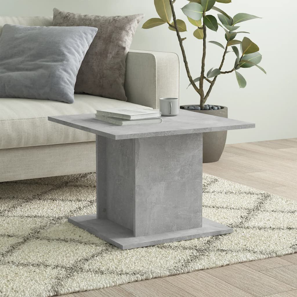 vidaXL Τραπεζάκι Σαλονιού Γκρι Σκυροδ. 55,5x55,5x40 εκ. Επεξεργ. Ξύλο