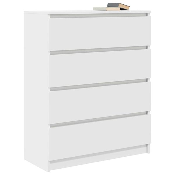 vidaXL Sideboard Λευκό 80x35x99 cm Κατασκευασμένο ξύλο