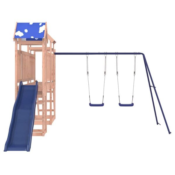 vidaXL Παιδική Χαρά Εξωτερικού Χώρου από Μασίφ Ξύλο Ψευδοτσούγκας