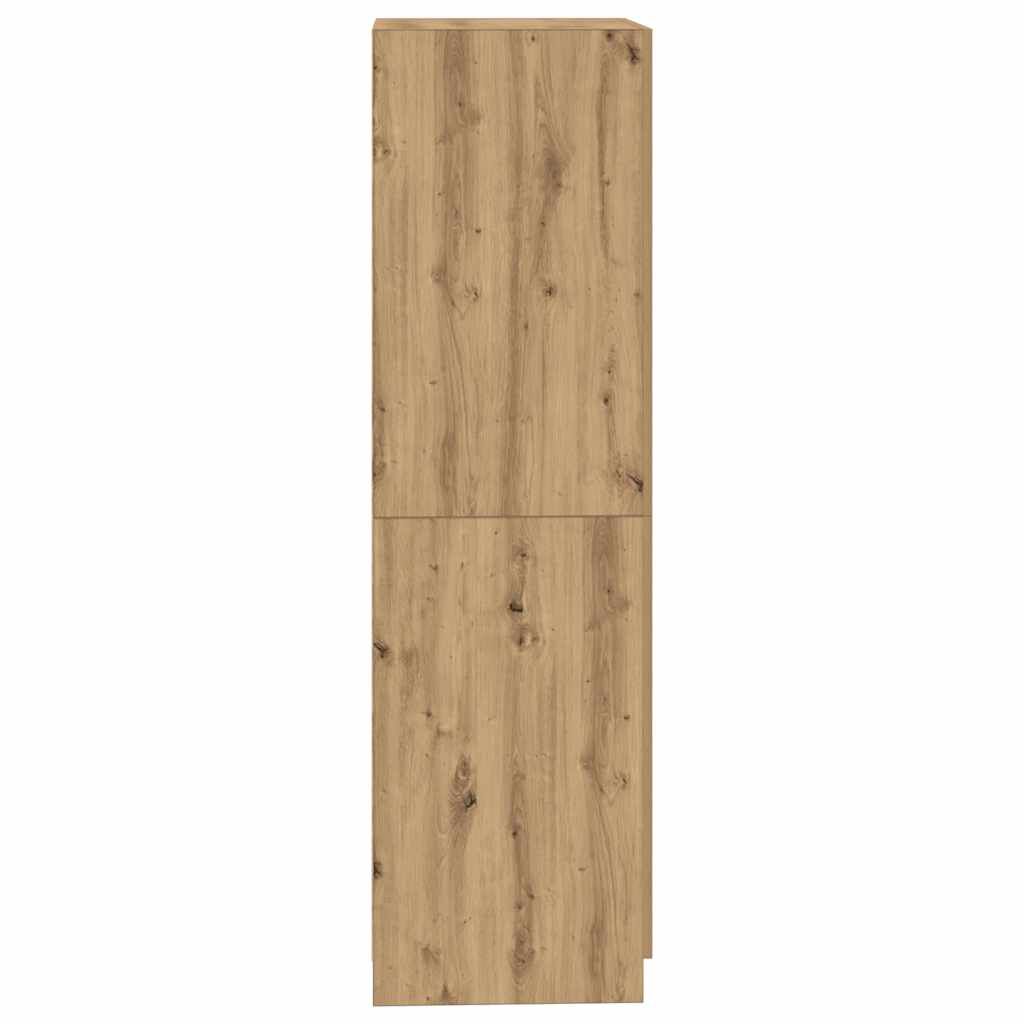 vidaXL Ντουλάπα Τεχνίτης Δρυς 90x52x200 εκ Επεξεργασμένο Ξύλο