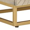 vidaXL Έπιπλο Τηλεόρασης 110 x 30 x 40 εκ. Μασίφ Ξύλο Μάνγκο & Σίδηρος
