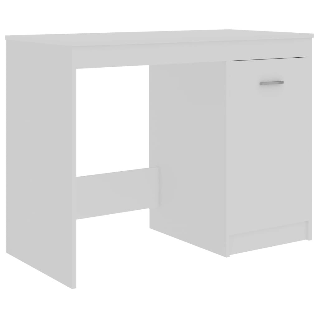 vidaXL Γραφείο Λευκό 100 x 50 x 76 εκ. από Επεξ. Ξύλο