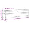 vidaXL Ζαρντινιέρα Καφέ Κεριού 180 x 50 x 50 εκ. από Μασίφ Ξύλο Πεύκου