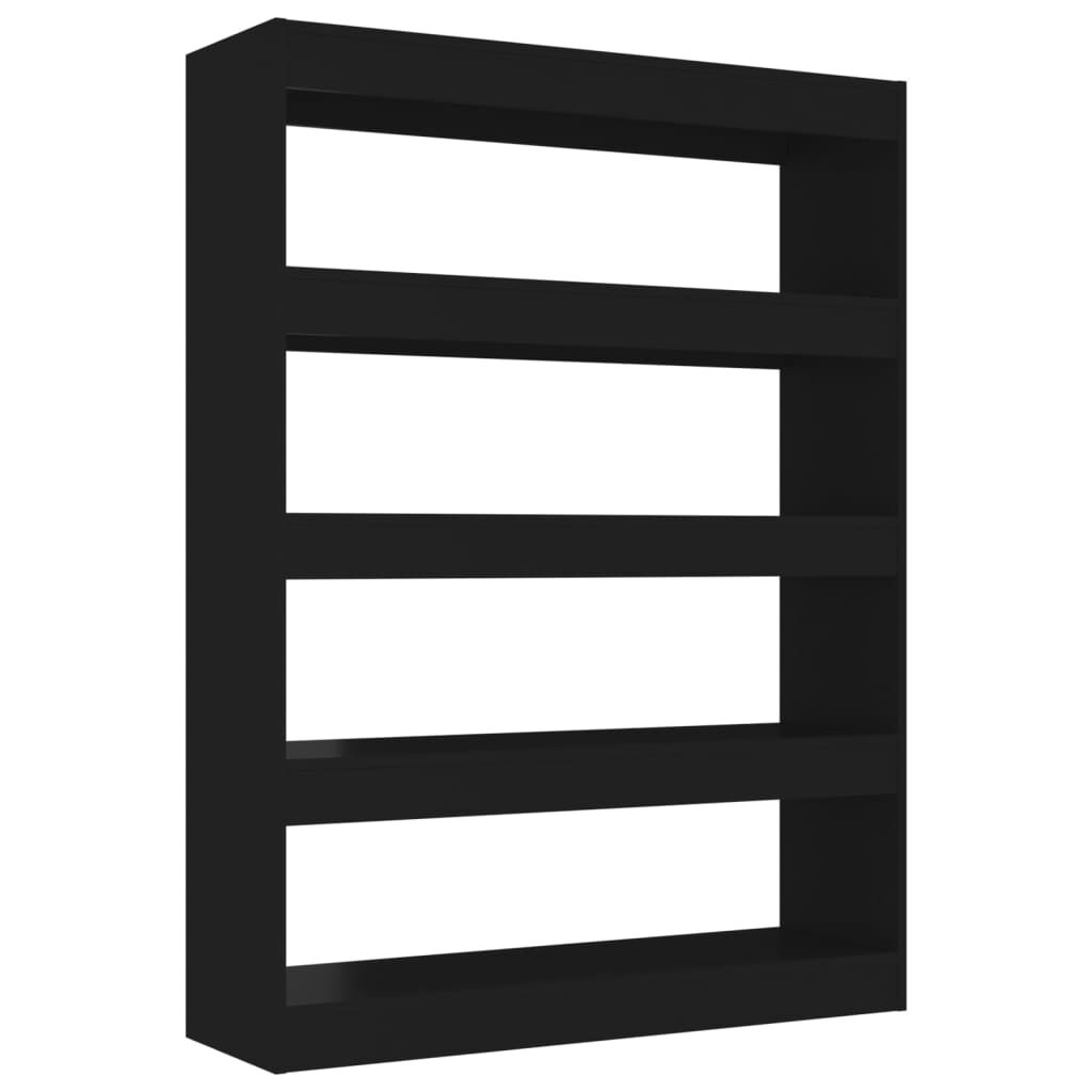 vidaXL Βιβλιοθήκη/Διαχωριστικό Χώρου Μαύρο 100x30x135 εκ.