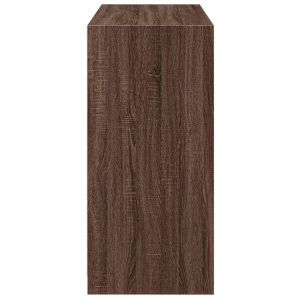 vidaXL Ντουλάπα Καφέ Δρυς 77 x 48 x 102 εκ. από Επεξεργασμένο Ξύλο