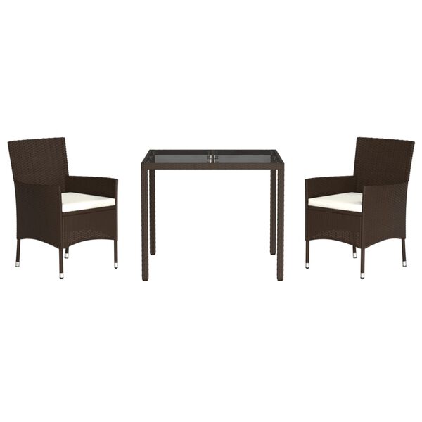 vidaXL &Sigma;&epsilon;&tau; &Tau;&rho;&alpha;&pi;&epsilon;&zeta;&alpha;&rho;ί&alpha;&sigmaf; &Kappa;ή&pi;&omicron;&upsilon; 3 &tau;&epsilon;&mu;. &Kappa;&alpha;&phi;έ &Sigma;&upsilon;&nu;&theta;&epsilon;&tau;&iota;&kappa;ό &Rho;&alpha;&tau;ά&nu; &mu;&epsilon; &Mu;&alpha;&xi;&iota;&lambda;ά&rho;&iota;&alpha;