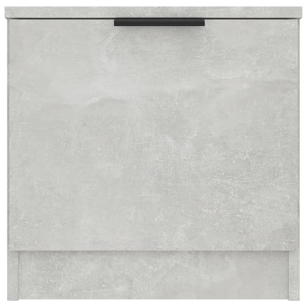 vidaXL Κομοδίνο Γκρι Σκυροδέματος 40 x 39 x 40 εκ.
