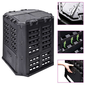 vidaXL &Kappa;ά&delta;&omicron;&sigmaf; &Kappa;&omicron;&mu;&pi;&omicron;&sigma;&tau;&omicron;&pi;&omicron;ί&eta;&sigma;&eta;&sigmaf; &Mu;&alpha;ύ&rho;&omicron;&sigmaf; 68,9 x 68,9 x 83,9 &epsilon;&kappa;. 360 &Lambda;ί&tau;&rho;&omega;&nu;