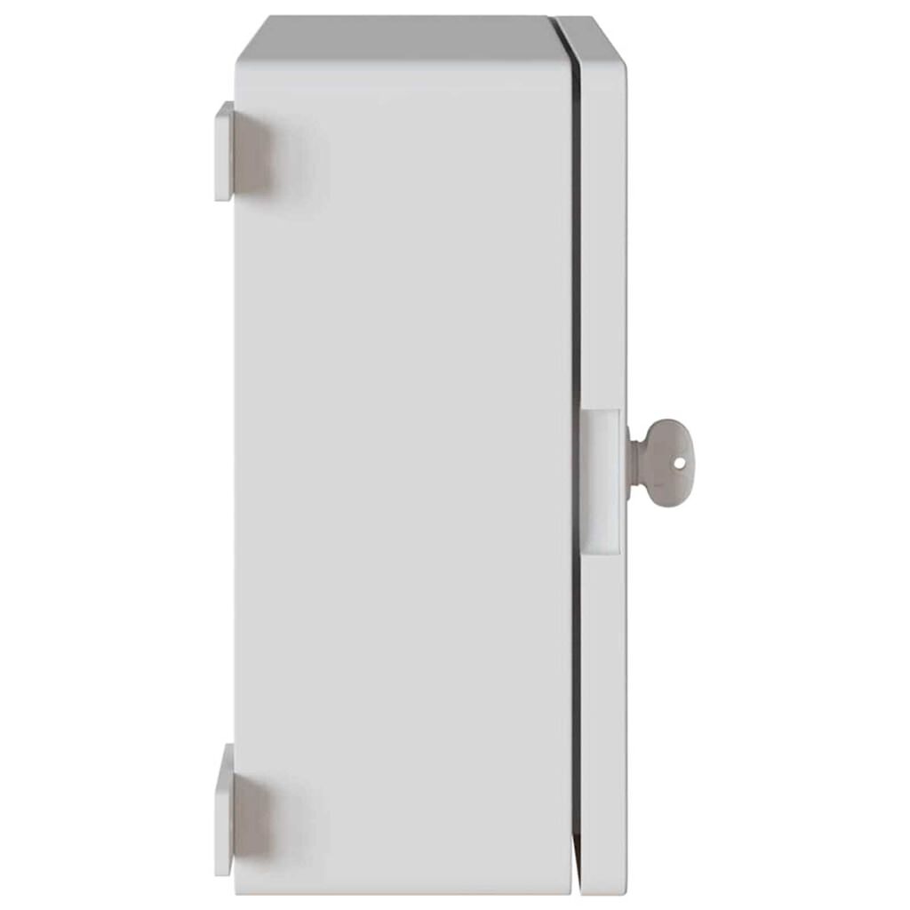 vidaXL Ντουλάπι Ελέγχου Γκρι 30 x 16.5 x 35 εκ. ΑΒΣ Πλαστικό