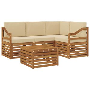 vidaXL &Sigma;&epsilon;&iota;&rho;ά &Kappa;&alpha;&nu;&alpha;&pi;έ &Epsilon;&xi;&omega;&tau;&epsilon;&rho;&iota;&kappa;&omicron;ύ &mu;&epsilon; &mu;&alpha;&xi;&iota;&lambda;ά&rho;&iota; 5 pcs &Phi;&upsilon;&sigma;&iota;&kappa;ό &kappa;&alpha;&iota; &Mu;&pi;&epsilon;&zeta;