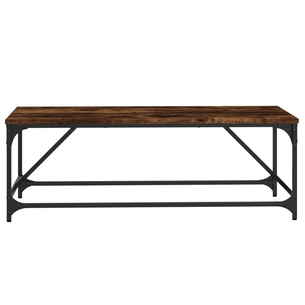 vidaXL Τραπεζάκι Σαλονιού Καπνιστή Δρυς 100x50x35 εκ. Επεξεργ. Ξύλο