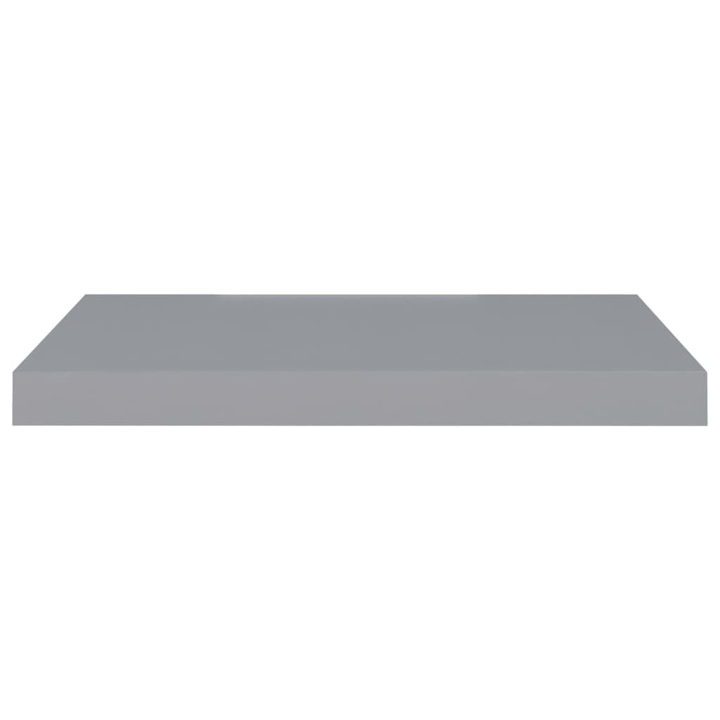 vidaXL Ράφι Τοίχου Γκρι 60x23,5x3,8 εκ. MDF