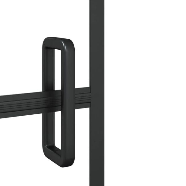vidaXL Περίφραγμα Nτουζιέρας Μαύρο 100 x 140 εκ. από ESG