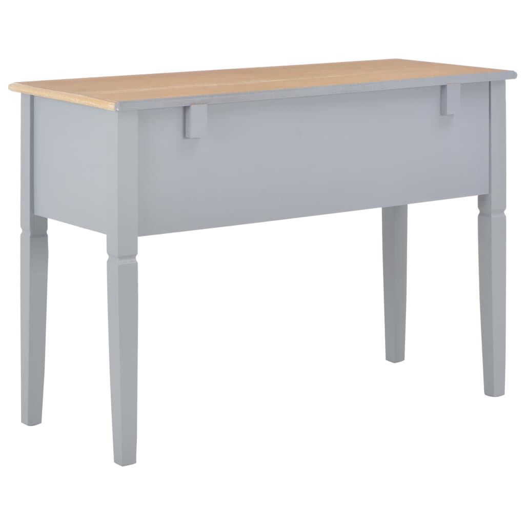 vidaXL Γραφείο Γκρι 109,5 x 45 x 77,5 εκ. Ξύλινο