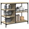 vidaXL Τρόλεϊ Κουζίνας Sonoma Δρυς 100x45x89,5 εκ. Επεξεργασμένο Ξύλο