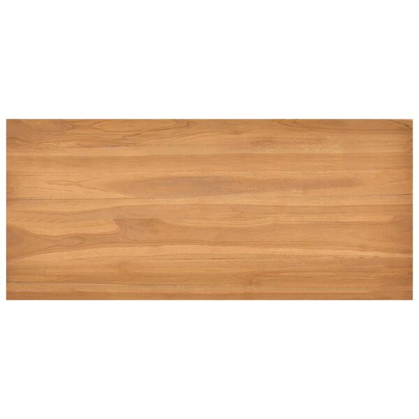 vidaXL Γραφείο 100 x 45 x 75 εκ. από Μασίφ Ξύλο Teak