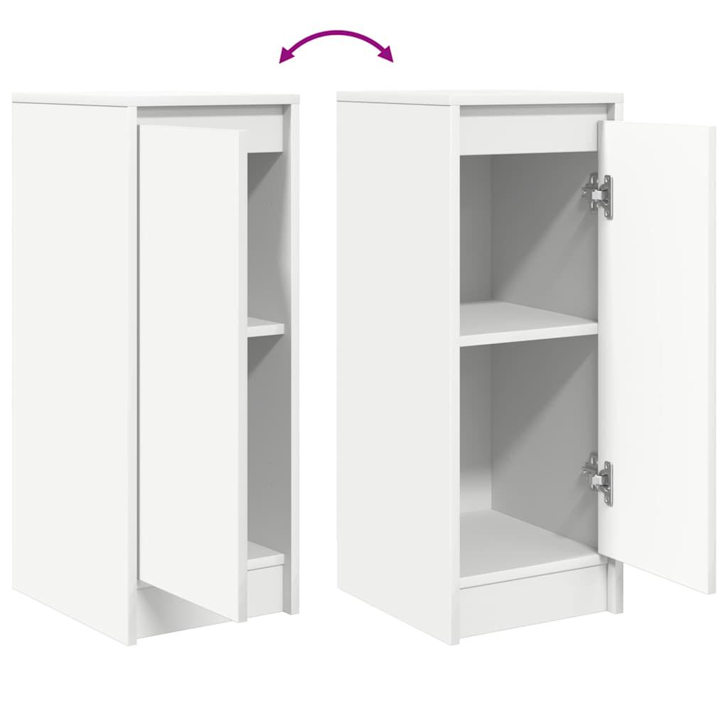 vidaXL Ντουλάπι Λευκή 29,5x34x76 εκ. από Επεξεργασμένο Ξύλο