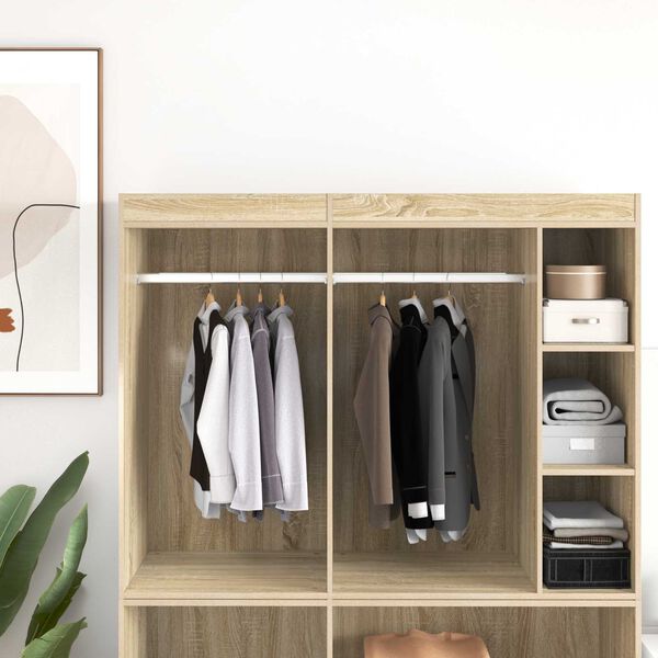 vidaXL &Rho;ά&beta;&delta;&omicron;&sigmaf; &Nu;&tau;&omicron;&upsilon;&lambda;ά&pi;&alpha;&sigmaf; 2 pcs &Alpha;&sigma;&eta;&mu;ί 764 x 15 x 29 mm &Alpha;&lambda;&omicron;&upsilon;&mu;&iota;&nu;έ&nu;&iota;&omicron; &Kappa;&rho;ά&mu;&alpha;