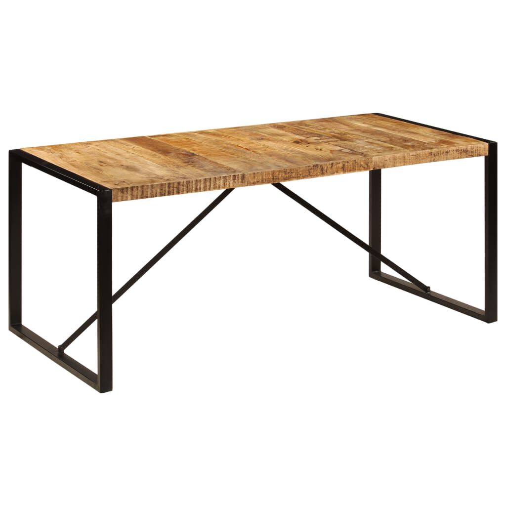 vidaXL Τραπεζαρία 180 x 90 x 75 εκ. από Μασίφ Ξύλο Μάνγκο