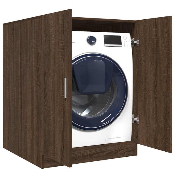 vidaXL Ντουλάπι Πλυντηρίου Καφέ Δρυς 71 x 71,5 x 91,5 εκ.