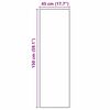 vidaXL Χαλί Κουζίνας Floral Λουλούδια 45 x 150 cm Βελούδο