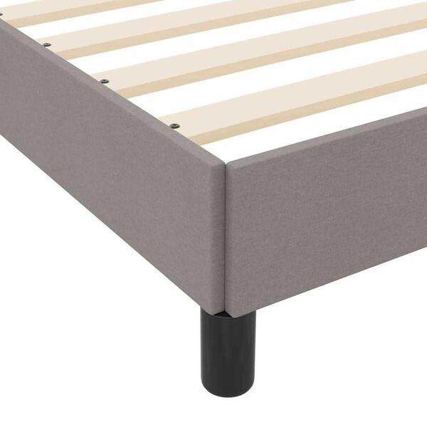 vidaXL Κρεβάτι με ελατήρια Άλλο Taupe 90 x 200 cm ύφασμα