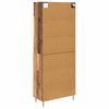 vidaXL Highboard &Pi;&alpha;&lambda;&iota;ό &xi;ύ&lambda;&omicron; 69,5 x 34 x 180 &epsilon;&kappa;. &Epsilon;&pi;&epsilon;&xi;&epsilon;&rho;&gamma;&alpha;&sigma;&mu;έ&nu;&omicron; &xi;ύ&lambda;&omicron;