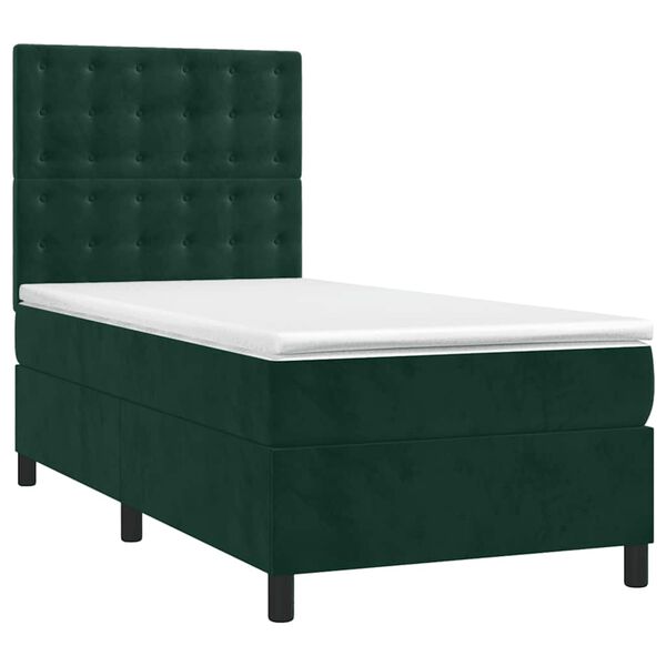 vidaXL &Kappa;&rho;&epsilon;&beta;ά&tau;&iota; Boxspring &mu;&epsilon; &Sigma;&tau;&rho;ώ&mu;&alpha; &Sigma;&kappa;&omicron;ύ&rho;&omicron; &Pi;&rho;ά&sigma;&iota;&nu;&omicron; 80x200 &epsilon;&kappa;. &Beta;&epsilon;&lambda;&omicron;ύ&delta;&iota;&nu;&omicron;
