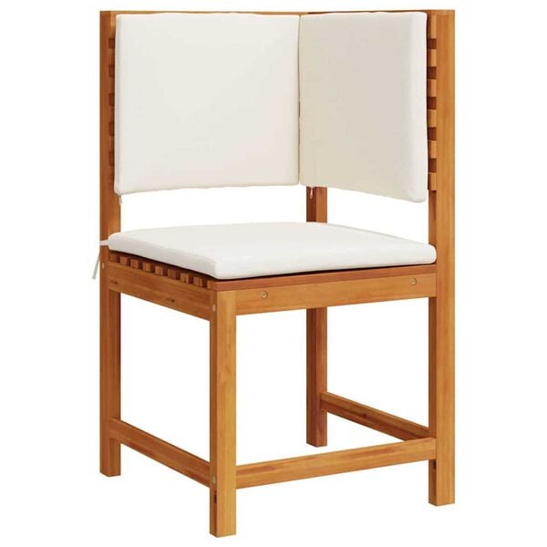 vidaXL Σετ Μπιστρό Κήπου 4 pcs Καφέ Μασίφ ξύλο ακακίας