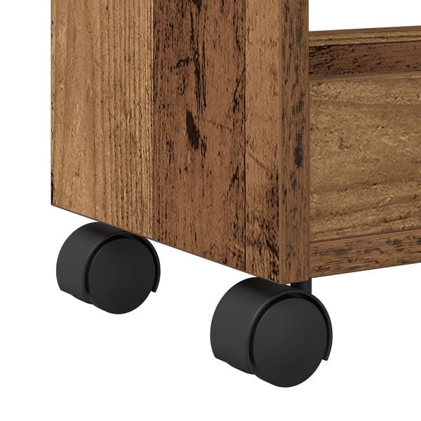 vidaXL Κιβώτιο Ρολό παλαιού ξύλου 60x22x79 εκ Κατασκευασμένο ξύλο