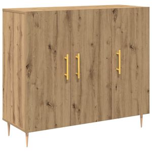 vidaXL &Pi;&lambda;&alpha;ϊ&nu;ό &gamma;&rho;&alpha;&phi;&epsilon;ί&omicron; Artisan Oak 90 x 34 x 80 &epsilon;&kappa;. &Epsilon;&pi;&epsilon;&xi;&epsilon;&rho;&gamma;&alpha;&sigma;&mu;έ&nu;&omicron; &xi;ύ&lambda;&omicron;