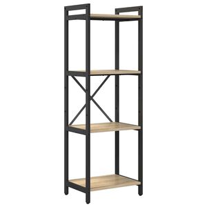 vidaXL &Rho;ά&phi;&iota; &Beta;&iota;&beta;&lambda;ί&omega;&nu; 40 x 30 x 119 &epsilon;&kappa; &Epsilon;&pi;&epsilon;&xi;&epsilon;&rho;&gamma;&alpha;&sigma;&mu;έ&nu;&omicron; &Xi;ύ&lambda;&omicron; &Delta;&rho;ύ&sigmaf; Sonoma