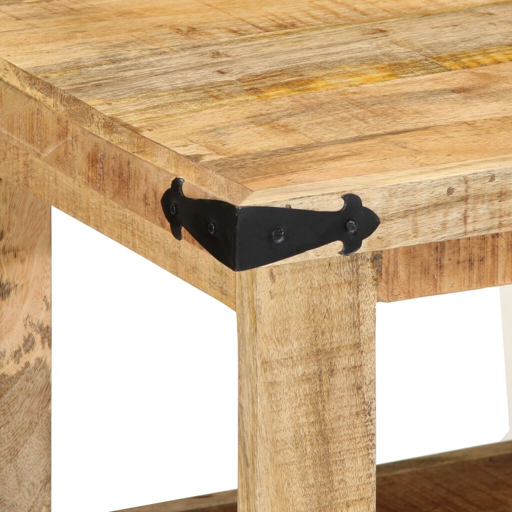 vidaXL Καρότσι Κουζίνας 55x40x80 cm Μασίφ Ρουστίκ Ξύλο Μάνγκο