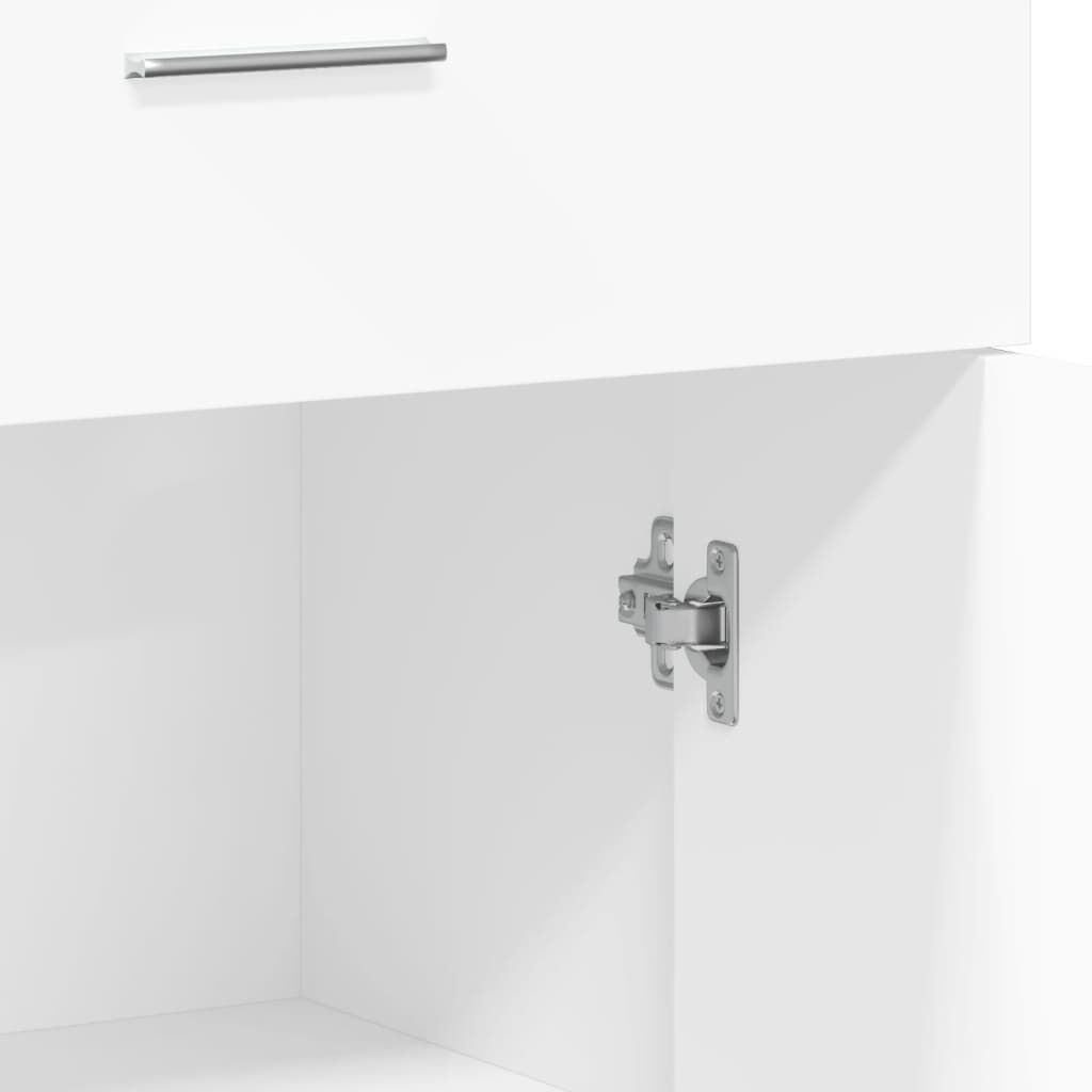 vidaXL Βοηθητικά Ντουλάπια 2 τεμ. Λευκό 60x30x84 εκ. Επεξεργ. Ξύλο