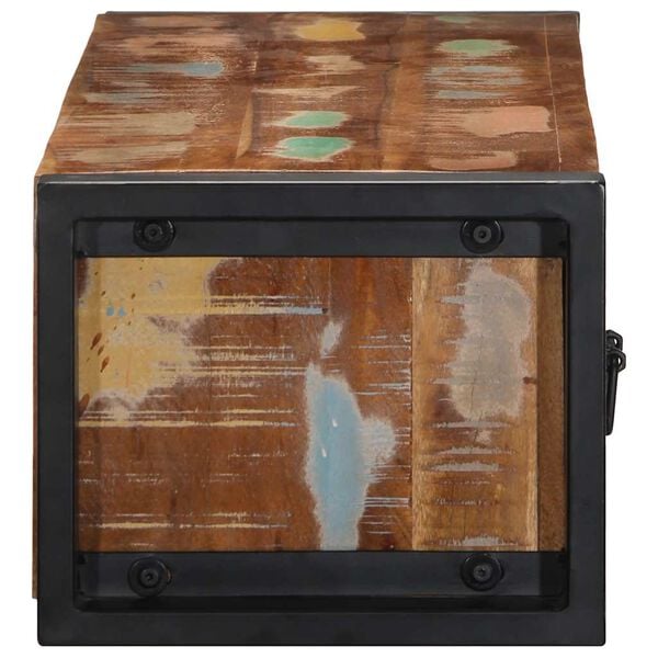 ντουλάπι τηλεόρασης vidaXL 100x30x25 cm από μασίφ ξύλο αναγεννημένο