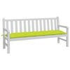 vidaXL Μαξιλάρι Πάγκου Κήπου Αν. Πράσινο 180x50x7 εκ. Ύφασμα Oxford
