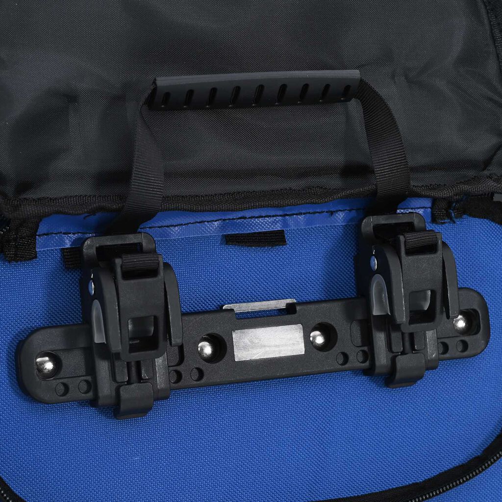 vidaXL τσάντα ποδηλάτου για σχάρα pannier 20 L, μπλε, 31 x 13 x 58 εκ.