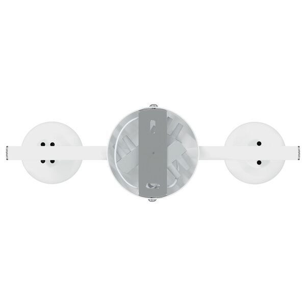 vidaXL Σποτ οροφής Λευκό 25.5 x 8 x 15.5 εκ. Ατσάλι