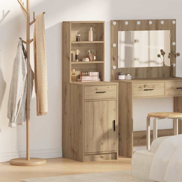 vidaXL Highboard Artisan Oak 40 x 40,5 x 135 &epsilon;&kappa;. &Epsilon;&pi;&epsilon;&xi;&epsilon;&rho;&gamma;&alpha;&sigma;&mu;έ&nu;&omicron; &xi;ύ&lambda;&omicron;