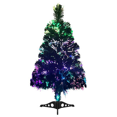 vidaXL Χριστουγεννιάτικο Δέντρο Τεχνητό Πράσινο 64 εκ. με Οπτικές Ίνες