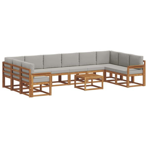 vidaXL &Sigma;&epsilon;&iota;&rho;ά &Kappa;&alpha;&nu;&alpha;&pi;έ &Epsilon;&xi;&omega;&tau;&epsilon;&rho;&iota;&kappa;&omicron;ύ 11 pcs &Phi;&upsilon;&sigma;&iota;&kappa;ό &kappa;&alpha;&iota; &Alpha;&nu;&omicron;&iota;&chi;&tau;ό &Gamma;&kappa;&rho;&iota;