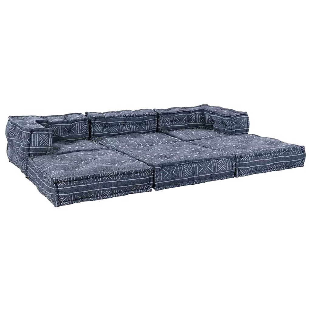 vidaXL Μαξιλάρι 3 pcs Μπλε 70 x 70 x 54 εκ Πολυεστέρας