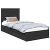 vidaXL &Kappa;&rho;&epsilon;&beta;ά&tau;&iota; &Alpha;&pi;&omicron;&theta;ή&kappa;&eta;&sigmaf; &Mu;&alpha;ύ&rho;&omicron; 75 x 190 cm &Epsilon;&pi;&epsilon;&xi;&epsilon;&rho;&gamma;&alpha;&sigma;&mu;έ&nu;&omicron; &Xi;ύ&lambda;&omicron;